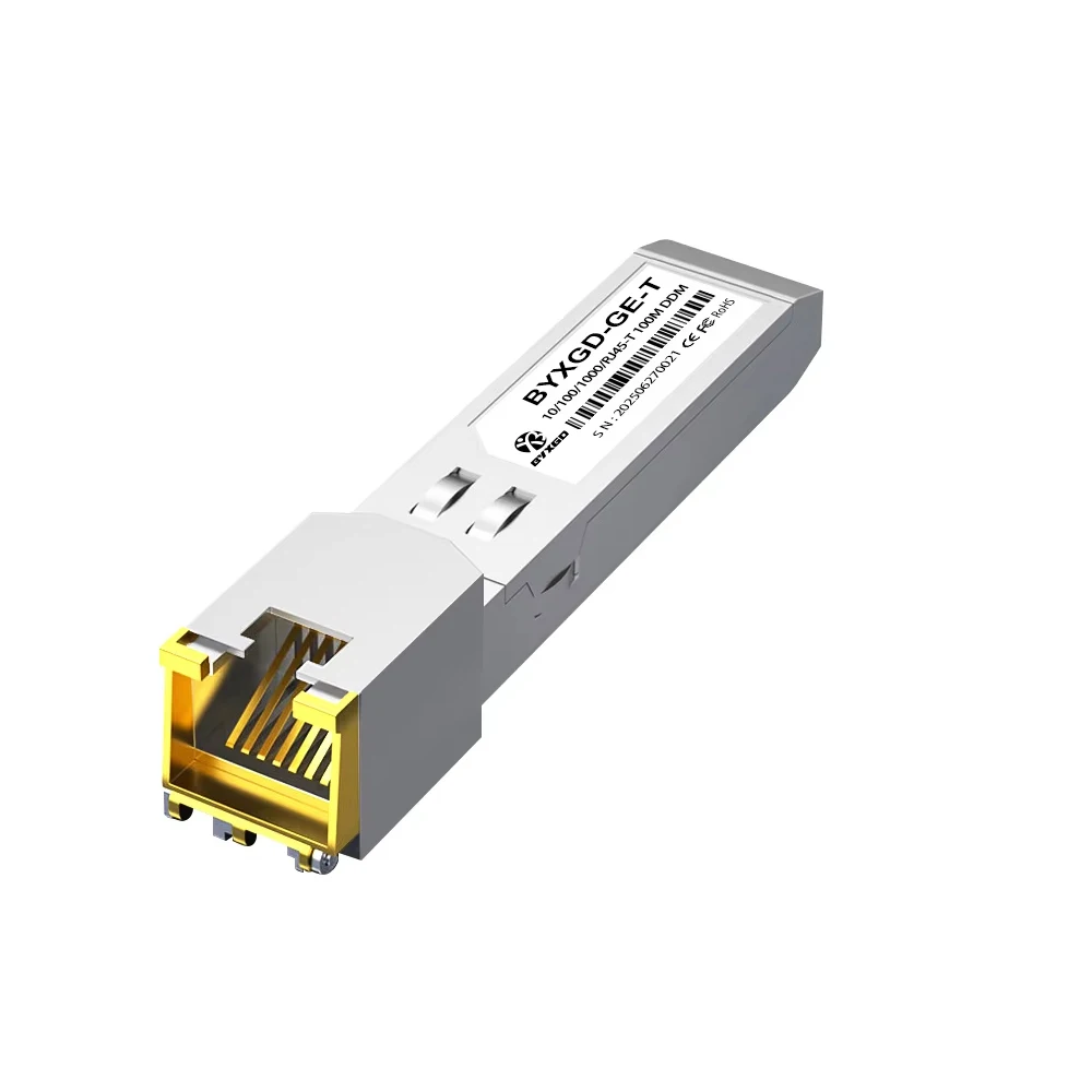 RJ45 SFP-module Adaptieve snelheid Plug and Play 10GBASE-T SFP+ voor Cisco/Ubiquiti/Dell, 1G/10G koperen SFP voor schakelaar/router/server