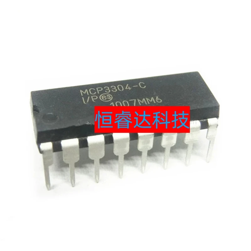 Free shipping 20pcs/lot MCP3304-CI/P MCP3304-CI MCP3304 13BIT 2.7V 4CH SPI DIP-16 IC In stock!