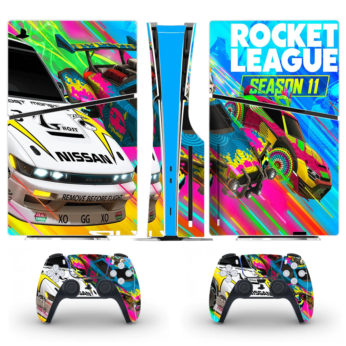 Новая игра Rocket League PS5 Slim Disc Skin Sticker Decal Cover для контроллера консоли PS5 Slim Disk Skin Sticker Vinyl