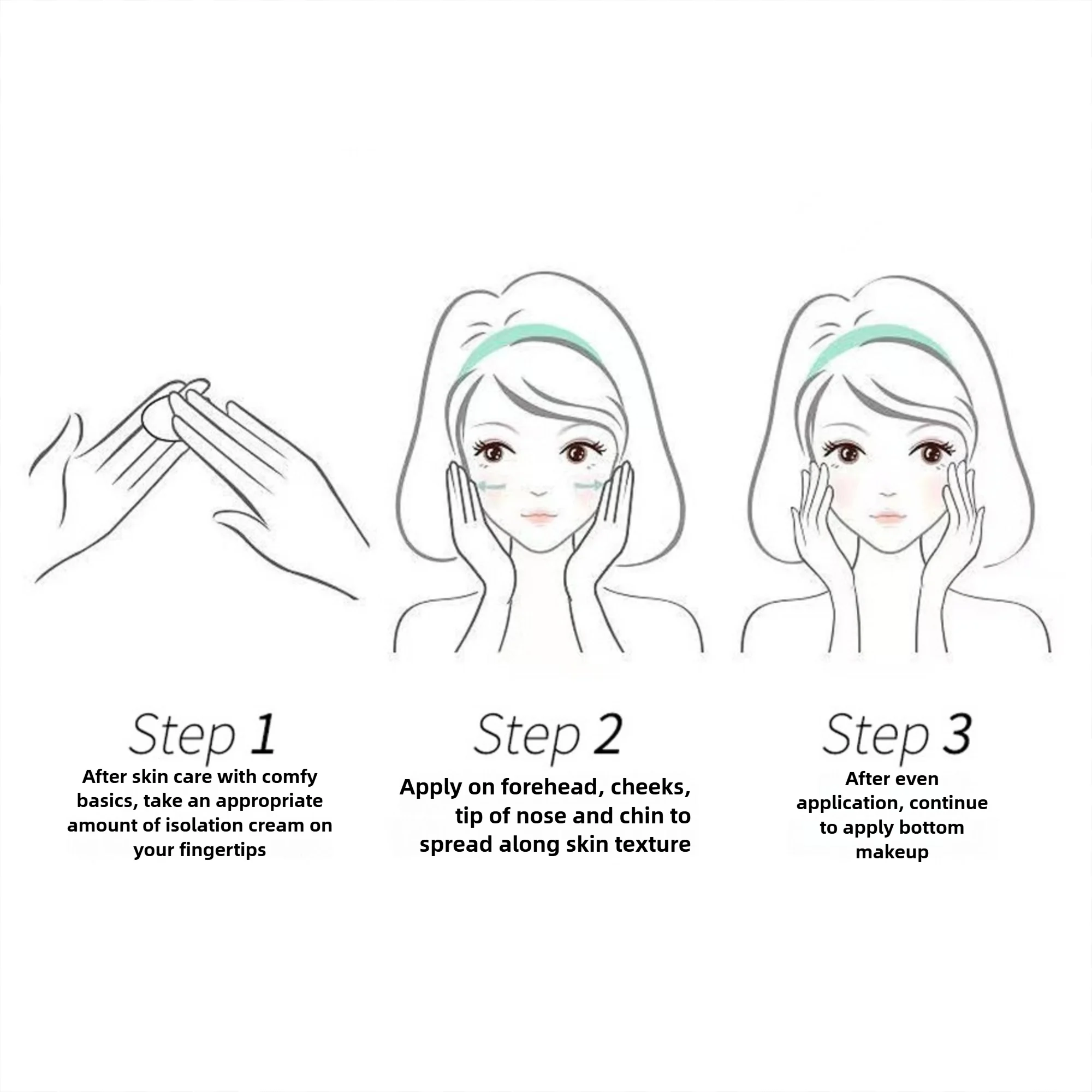 Nouveau Crème d'isolation hydratante visage éclaircir maquillage longue durée apprêt correcteur cosmétiques