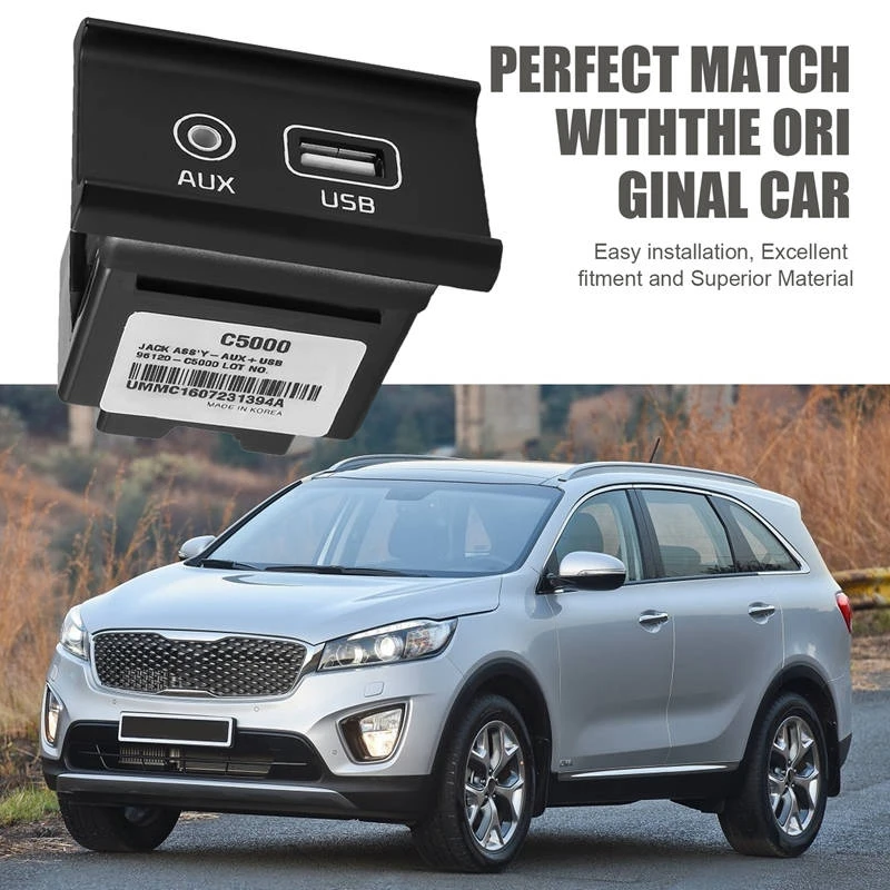 96120C5000 96120-C5000 Samochodowy czytnik AUX i USB do KIA Sorento Sport 5 miejsc 2014-2015