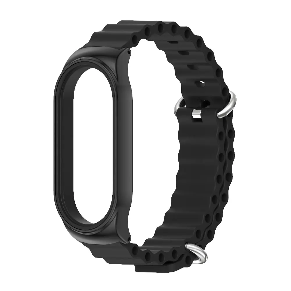 Strap For Xiaomi Mi Band 9 8 7 6 5 43 Bracelet Watchband for Mi Band 9 Correa Miband 8 Bracelet Silicone Wristband for Mi band 7