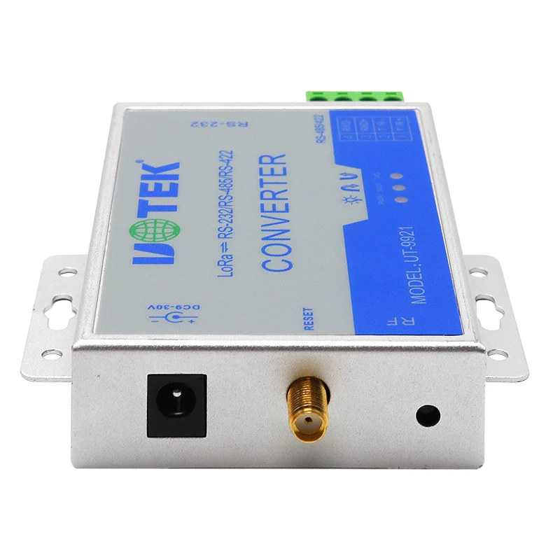 UOTEK LoRa إلى RS-232/485/422 محول اتصالات لاسلكية طويلة المدى محول LoRa عالي الجودة UT-9921