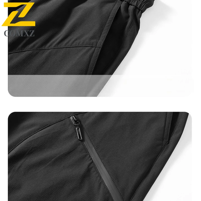 メンズカーゴパンツ 2025 新秋のファッションルーズ速乾軽量ズボンサイクリングキャンプ山探検スウェットパンツ