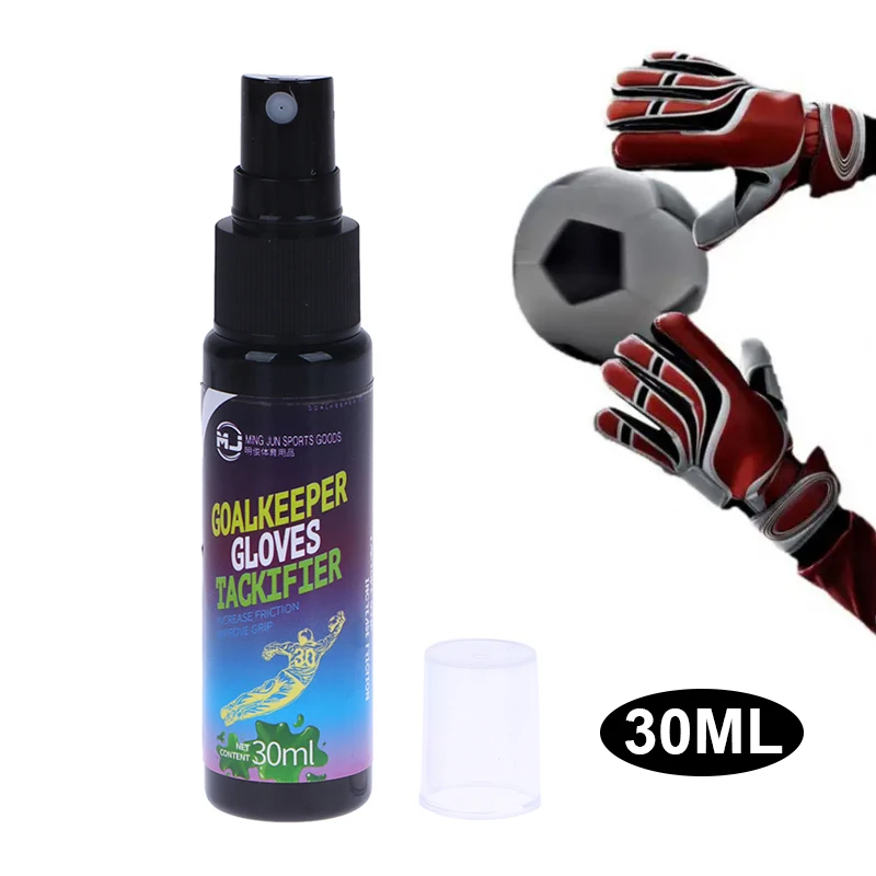 1Pc 30ml Goalkeeper Glove Football Grip Spray For Goalkeeping Gloves Non-slip Enhanced Sticky Baseball Replacement Glove Glue