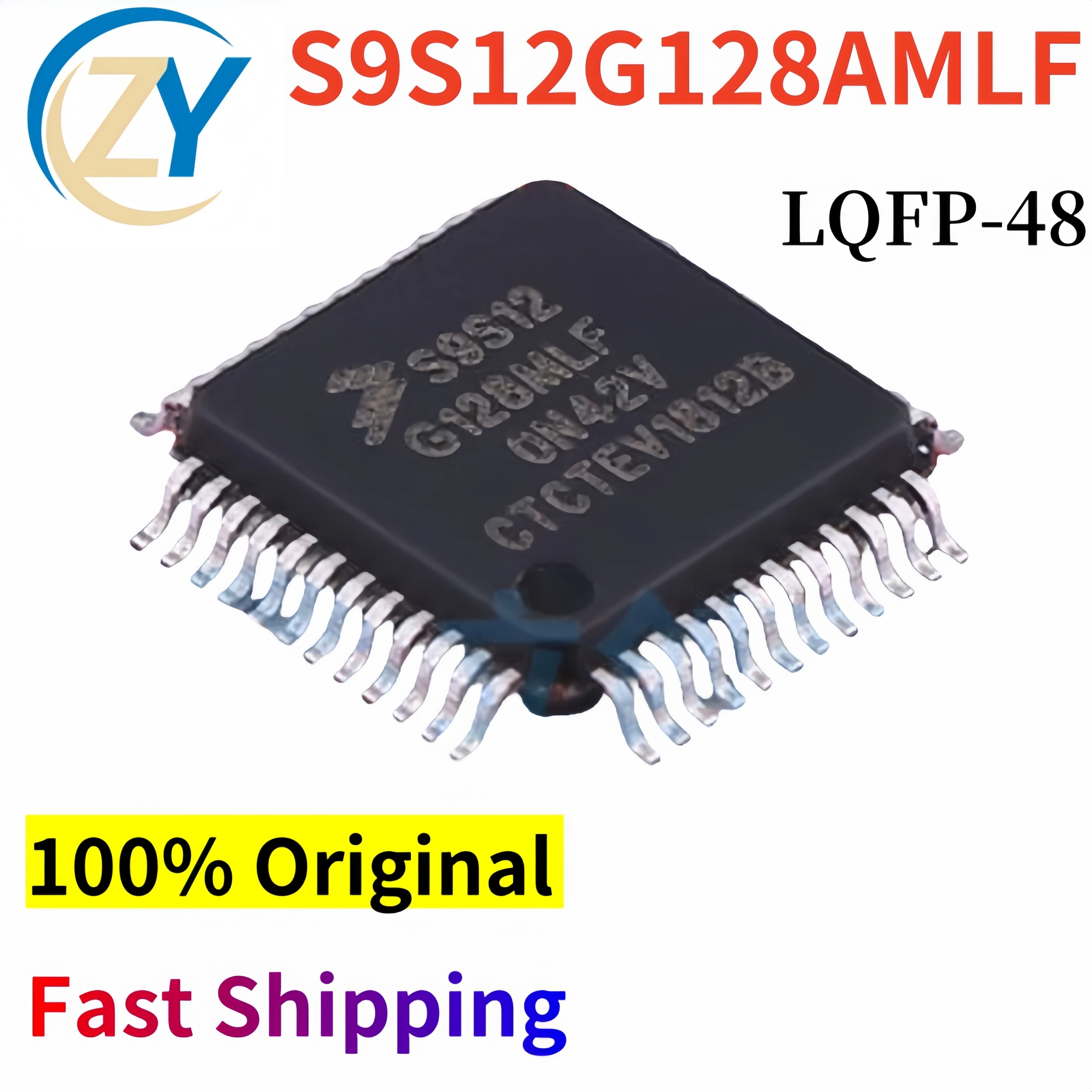 S9S12G128AMLF MCU, S9S12G128 piezas, 128KFlash, 16 bits, 3,15 V a 5,5 V, 100% Original, nuevo y en Stock, 2 LQFP-48