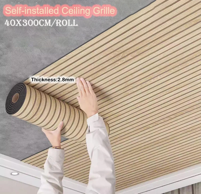 

Self-Adhesive Wall Panel Sxp Foam 3D Wall Stickers Peel and Stick Easy to DIY Suitable for Ceiling, Living Room, 40x300cm/Roll