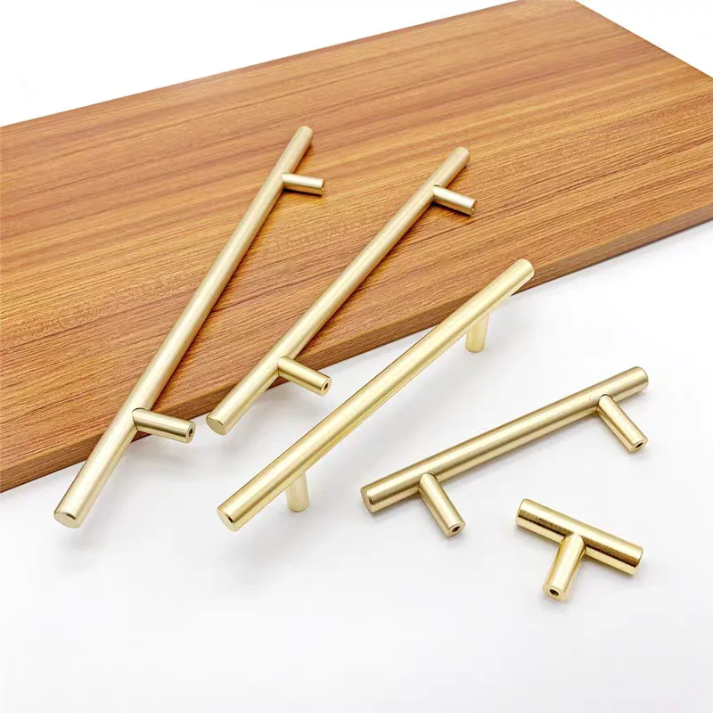 

Stainless Steel Metal Pull Wardrobe Door Hardware Elegant Closet Drawer Furniture Modern Luxury Kitchen Gold Cabinet Handle