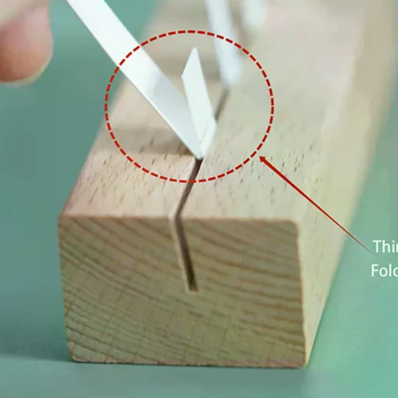 

Wood Table Perfume Essential Oils Test Tester Paper Strip Holder Display Stand Clamps Aromatherapy Paper Clips Decoration