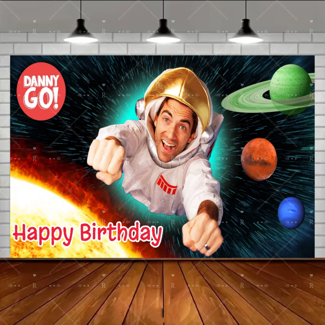 Danny Go Themen-Fans Geburtstags-Tischservice-Set: Tasse, Teller, Tortenaufsatz, Ballons, Banner, Party-Deko, Beliebte Wissenschaftsspielzeuge und Geschenke – Detail 7