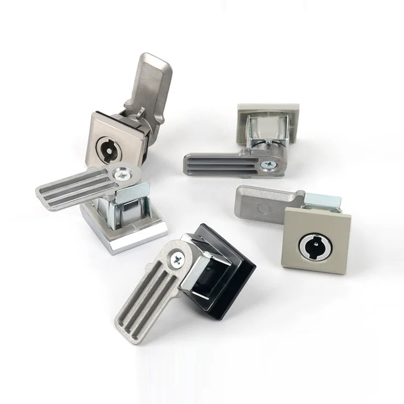 3PCS MS813 Square Lock Stainless Steel Cabinet Door Tongue Lock AE Box Foundation Box Hardware Accessories Weitu Cabinet Lock