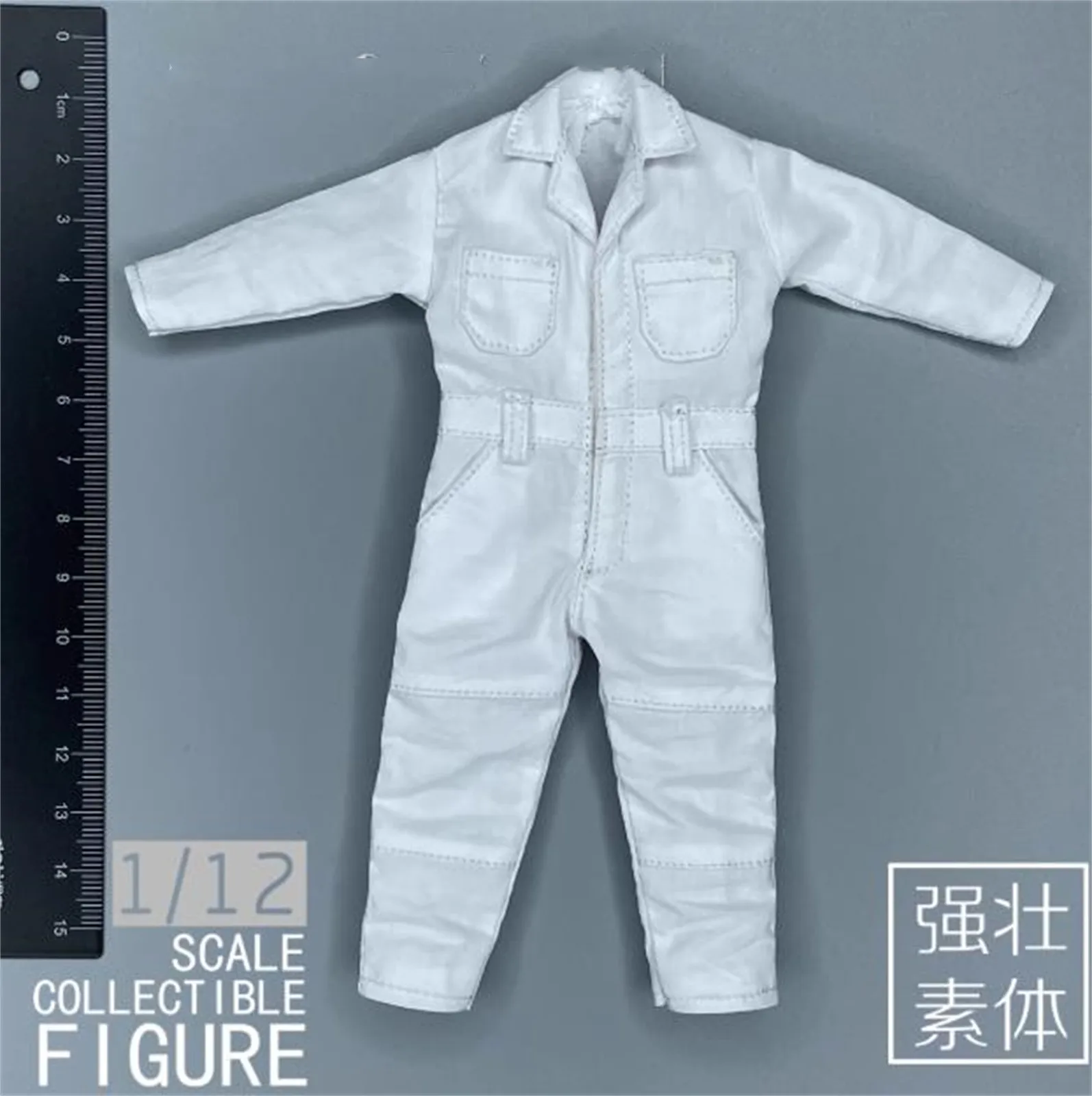 

1/12 Scale Classic Trendy bodysuit work suit Male clothes for 6'' muscle Srrong body Male Solider Action Figure