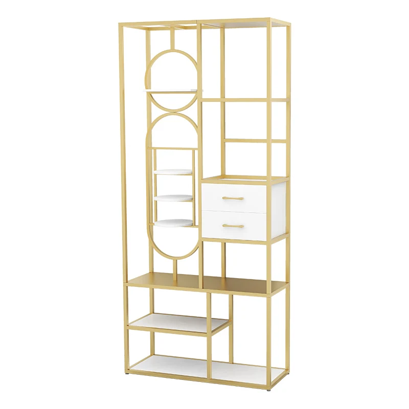 

Light Luxury Living Room Divider Office Furniture Storage Rack Bookcase Home Partition Storage Cabinets
