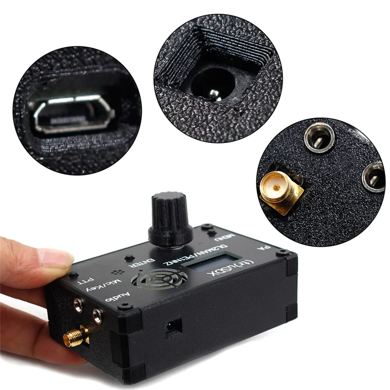 Tr-USDX Low Frequency Transceiver Dual Channel QRP SDR Support 5-Band Shortwave Kit