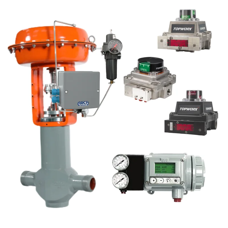 

ARCASMART Positioner Series 824 4-20ma Digital Positioner and Topworx Limit Switch Masoneilan Fisher DVC6200 Neles Controller