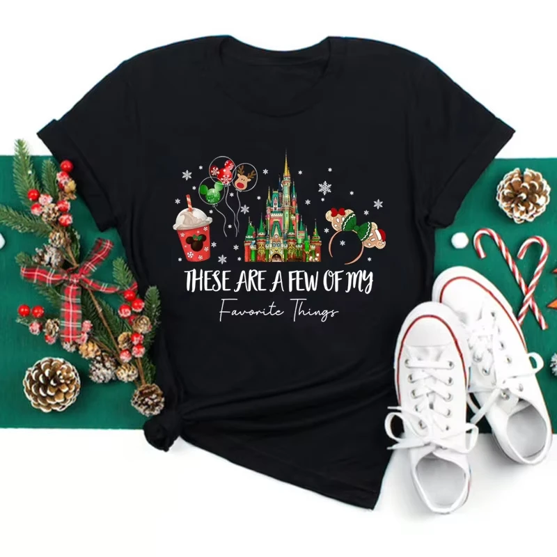 

Halloween Christmas Merry Christmas Gifts Holiday Party Short Sleeve T-Shirt Women's Casual Boys Girls Fashion Top clothes