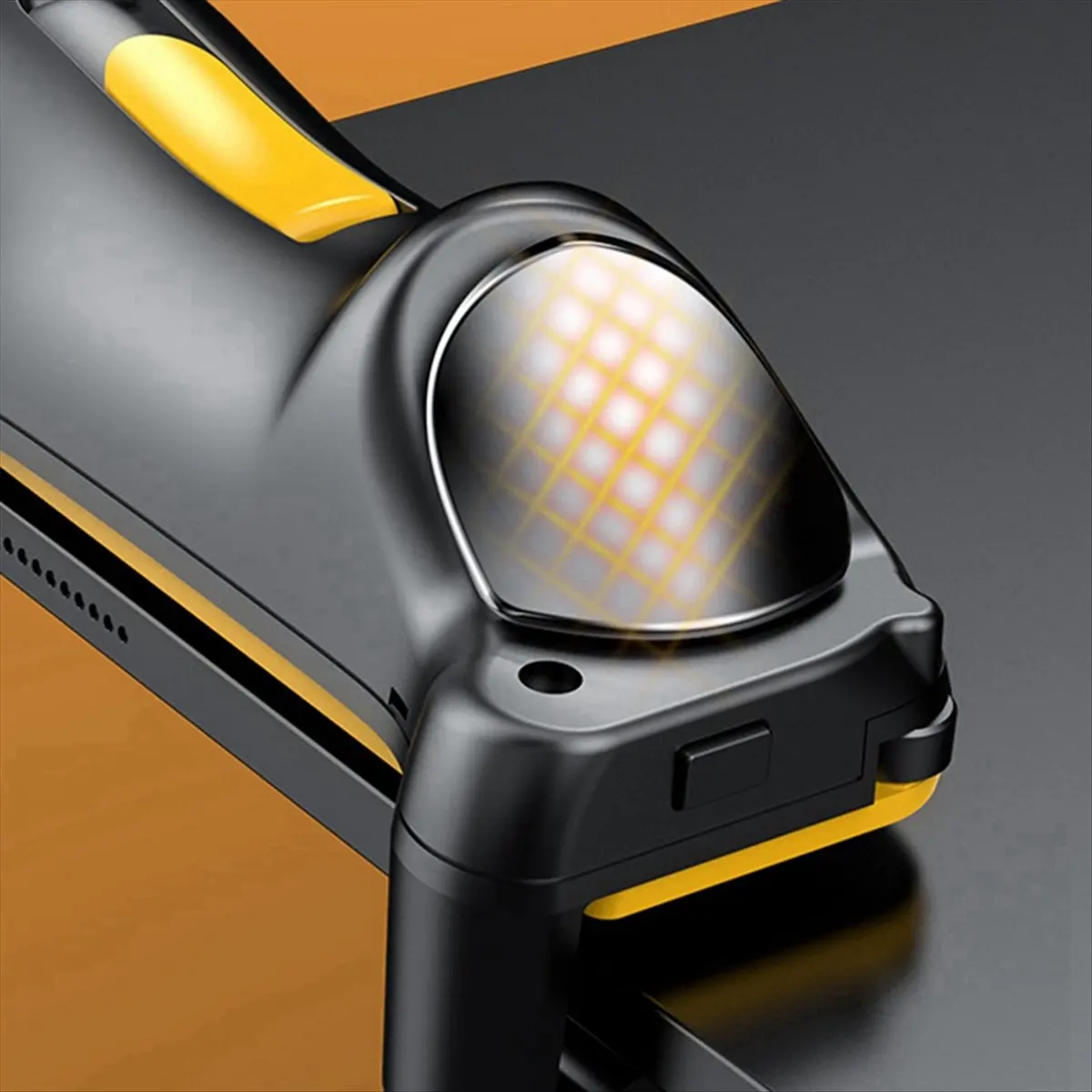 Six Finger for Controller Capacitance Adjustable Mobile Game Trigger L1R1 Button Gamepad Joystick Grip Yellow