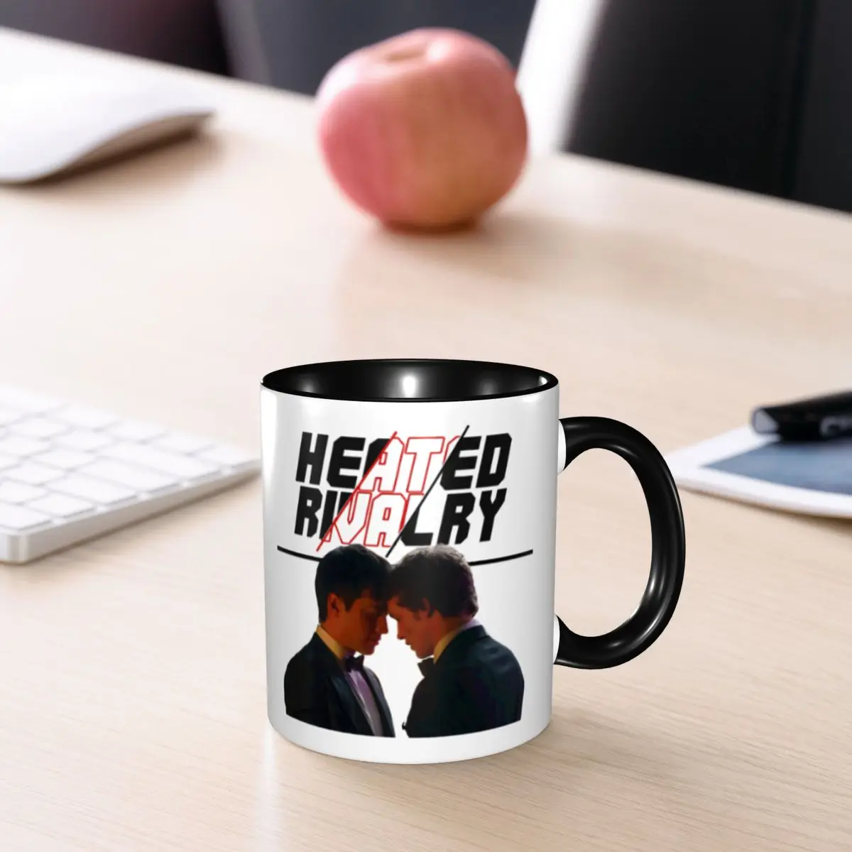 Shane Hollander Ilya Rozanov Heart Hands Heated Rivalry Coffee Mug Cute Cup For Office