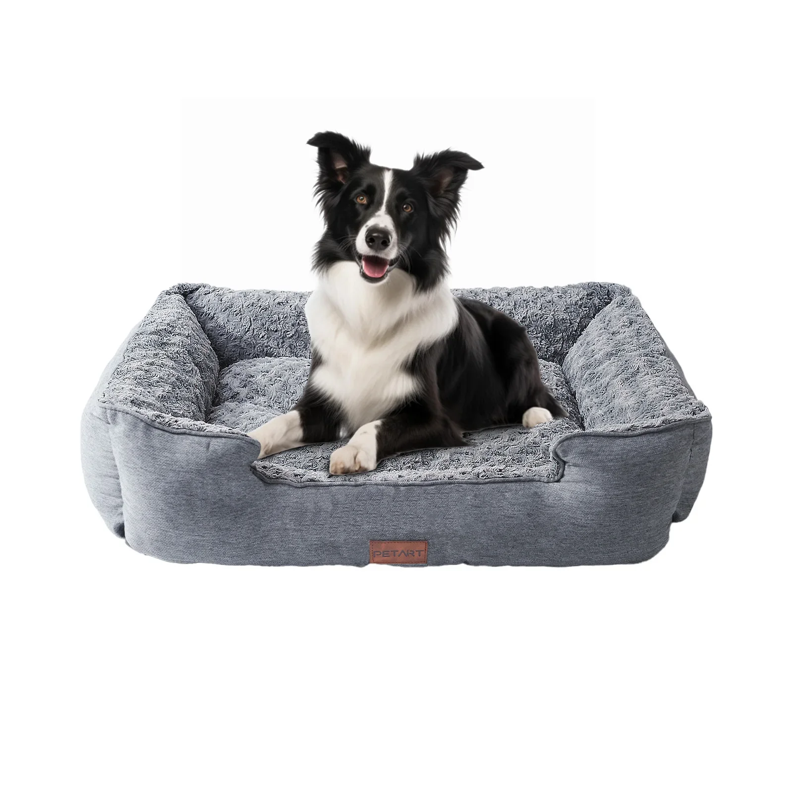 Soft Plush Dog Crate Bed for Small Medium Dogs and Indoor Cats Cozy Sleeping Beds with Anti-Slip Bottom Dog Supplies Accessories