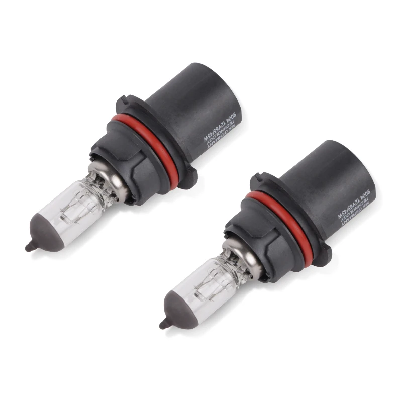 12 فولت 45/65 واط الكوارتز الزجاج هالوجين ضوء الضوء الأصفر 3000 كيلو 9004 مصباح هالوجين عالية منخفضة شعاع تسليط الضوء على مقاوم للماء سيارة العلوي لمبة #3