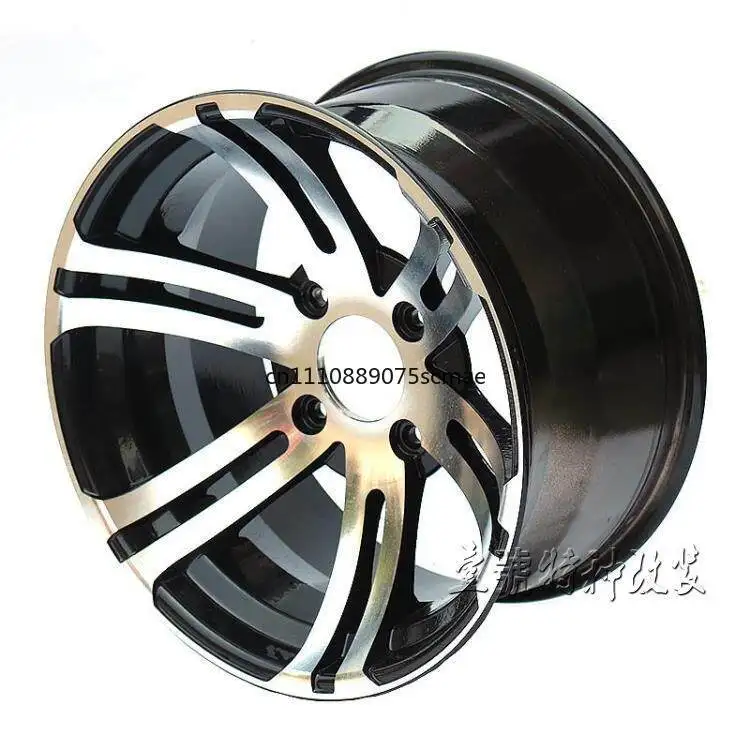 DIY modified four-wheel kart ATV motorcycle wheel hub 235/30-14 inch flat aluminum wheel