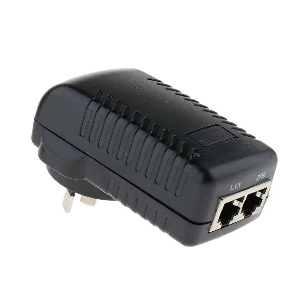 Adaptador de fonte de alimentação Ethernet do injetor LAN 48V0.5A POE para câmera IP