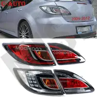 Luces traseras LED de parachoques trasero, luz de freno, intermitentes, montaje de lámpara para Mazda 6 GH 2009-2012, luz antiniebla trasera, luces de estacionamiento