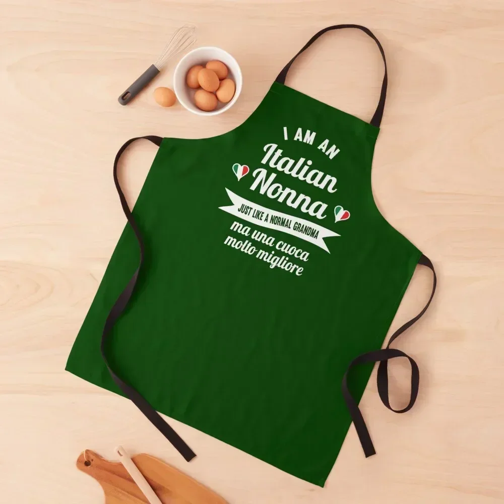 

Italian Nonna - Italian Grandma and cook Apron Cute Kitchen Accessories Home And Kitchen for kitchen useful Apron