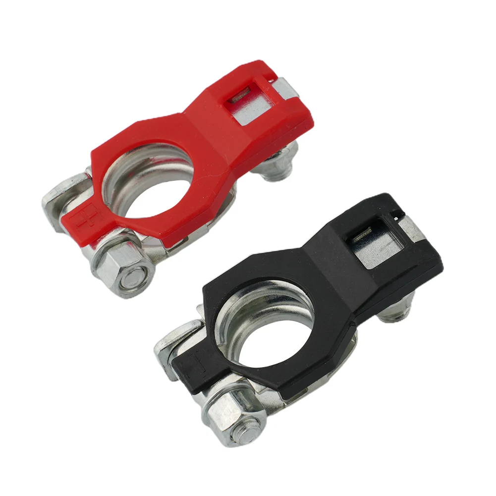 1pair Auto Battery Terminal Connector Wire Cable Clamp Quick Release Connector Clamp Clip For Car Caravan Boat Accessories