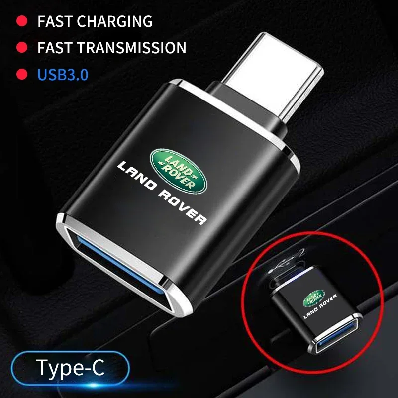 1pcs Car USB Data Transfer Adapter Converter Car Macbook Laptops Card Reader For Land Rover Range Rover Evoque Discovery