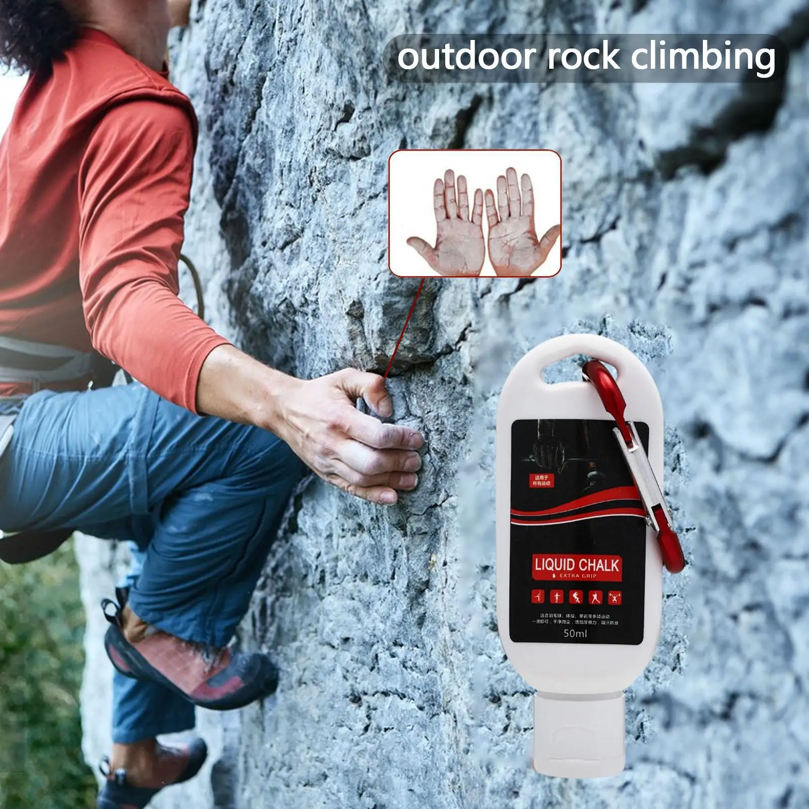 Liquid Magnesium Powder Sweat-Resistant Workout Powder Anti-slip Cream Grip Weight Lifting Climbing Gym Sports