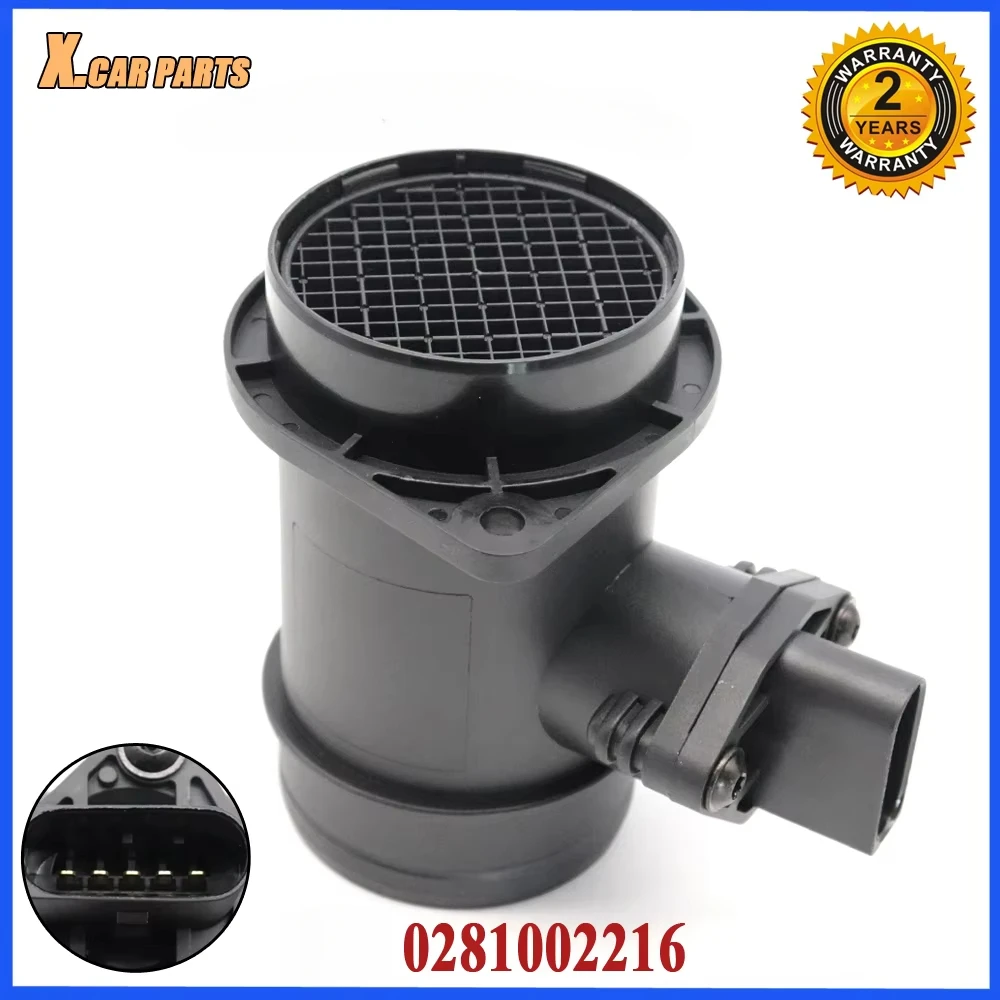 

Датчик массового расхода воздуха автомобиля MAF 0281002216 Подходит для Volkswagen Transporter Caddy Passat LT Polo 3B5 1,9 TDI 1997-2000 гг.