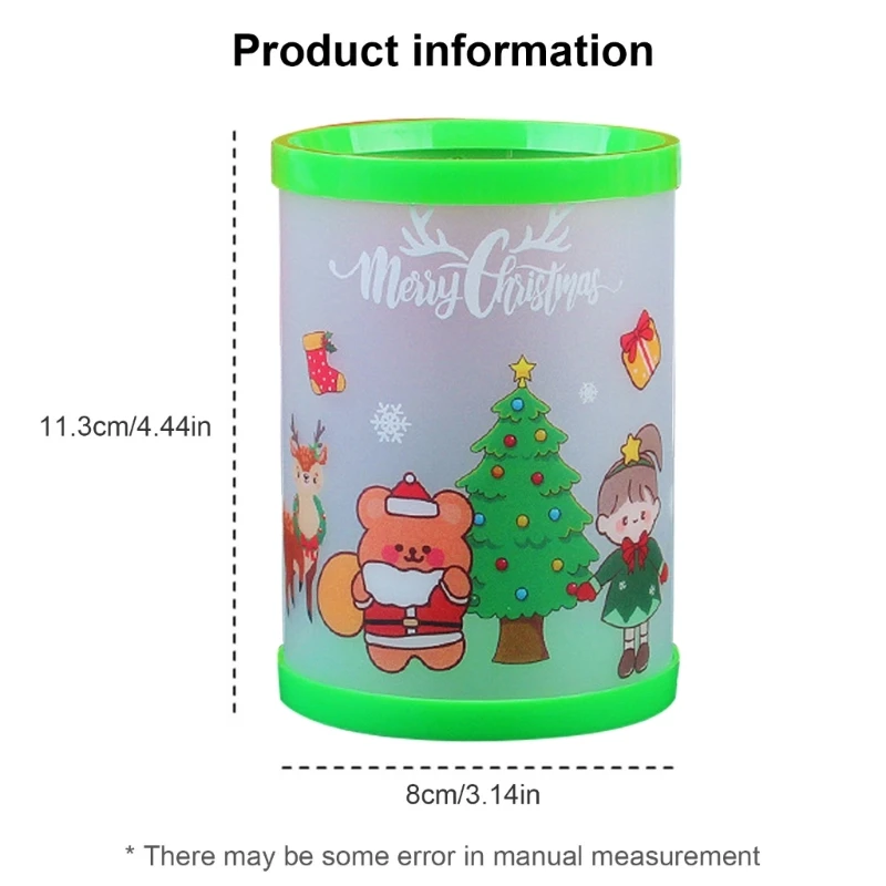 Рождественский держатель для ручек, экономящий место, держатель для ручки, пульт дистанционного управления для офисного стола,