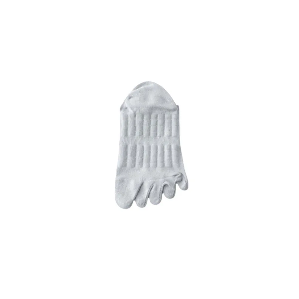 Cotton Men's Five Finger Socks Anti-slip Mesh Low Cut Five Toe Boat Socks Odor Resistant Separate Fingers Sports Socks