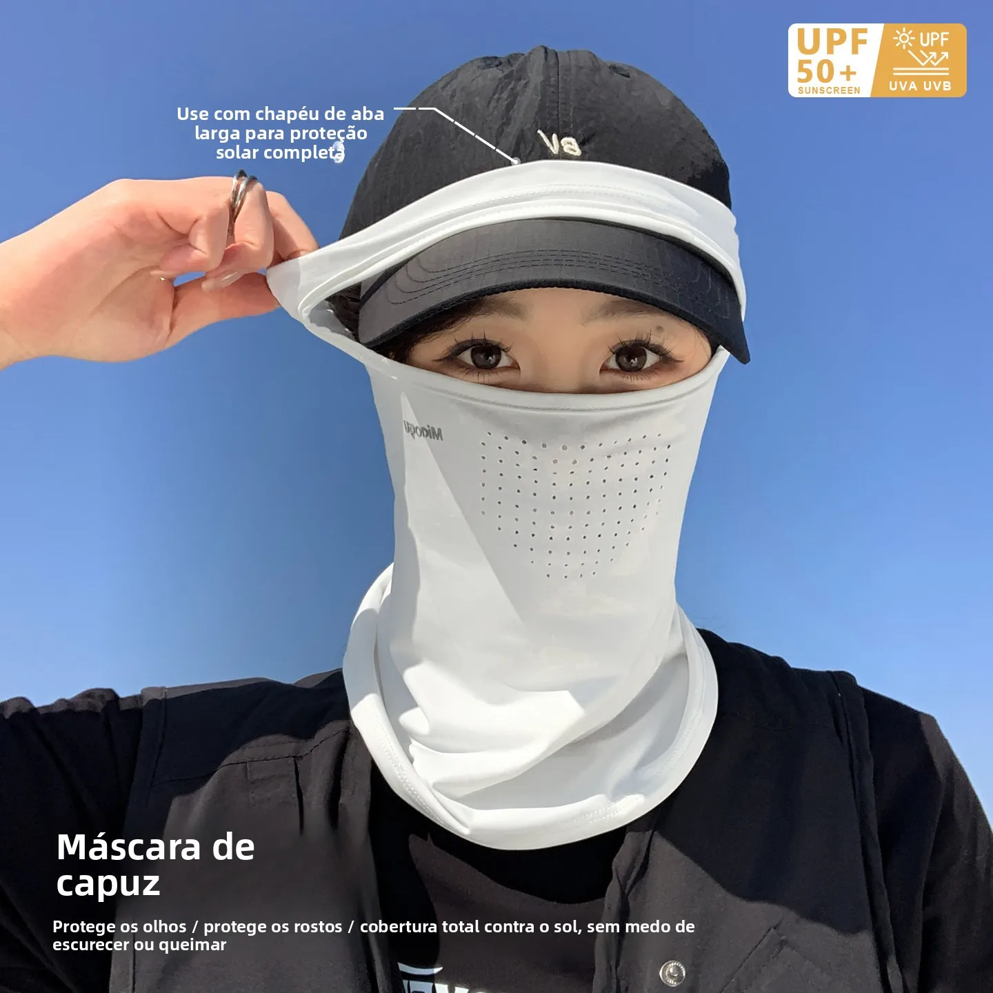 日焼け止めフェイスマスクネックカバー屋外サイクリングアイスシルク男女兼用マスクフルフェイスuvカット韓国風サマースカーフ