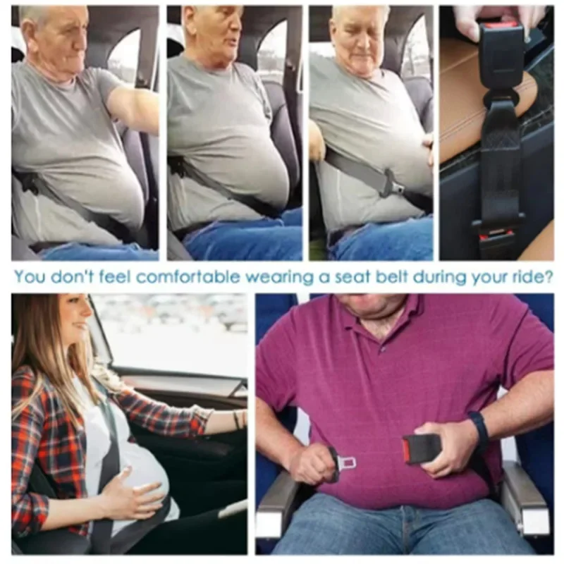 Auto-Sicherheitsgurt-Verlängerung mit Schnallenverschluss-Clip - Innenraum-Zubehör Gurtverlängerung für Fahrzeuge – Detail 1