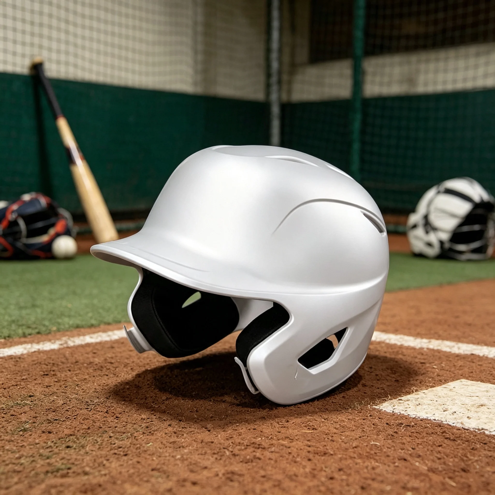Lightweight Red Small Batting Helmet, Adult ABS Shell, Baseball Softball Protective Gear, Durable Impact Resistant Sports