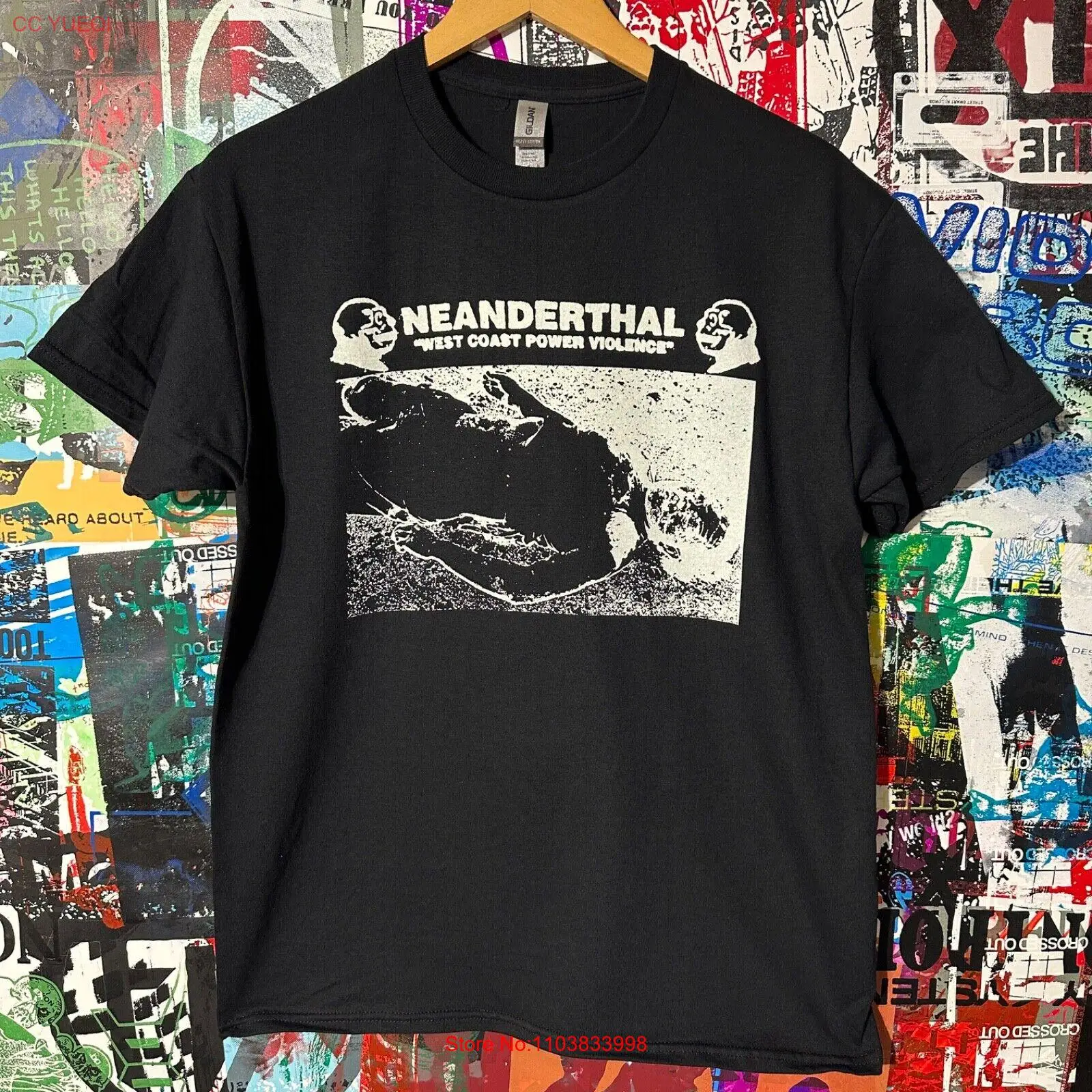 Neanderthal Shirt S-2X Unisex (Screen Printed)