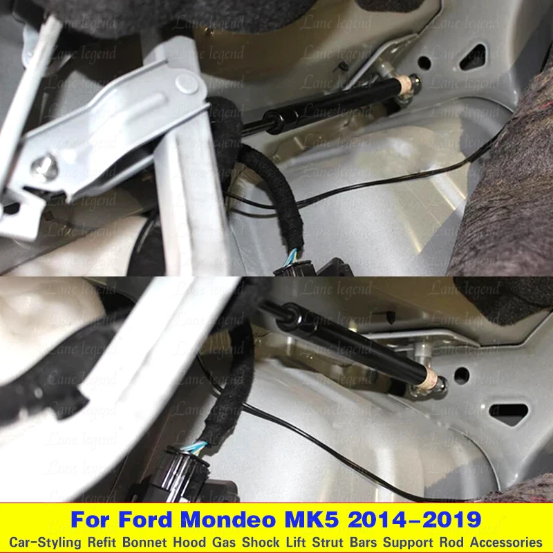 For Ford Mondeo 2014-2019 mk5 Refit Back Door Trunk Box Spring Shock Gas Bracket Strut Bars Lifting Support Hydraulic Rod