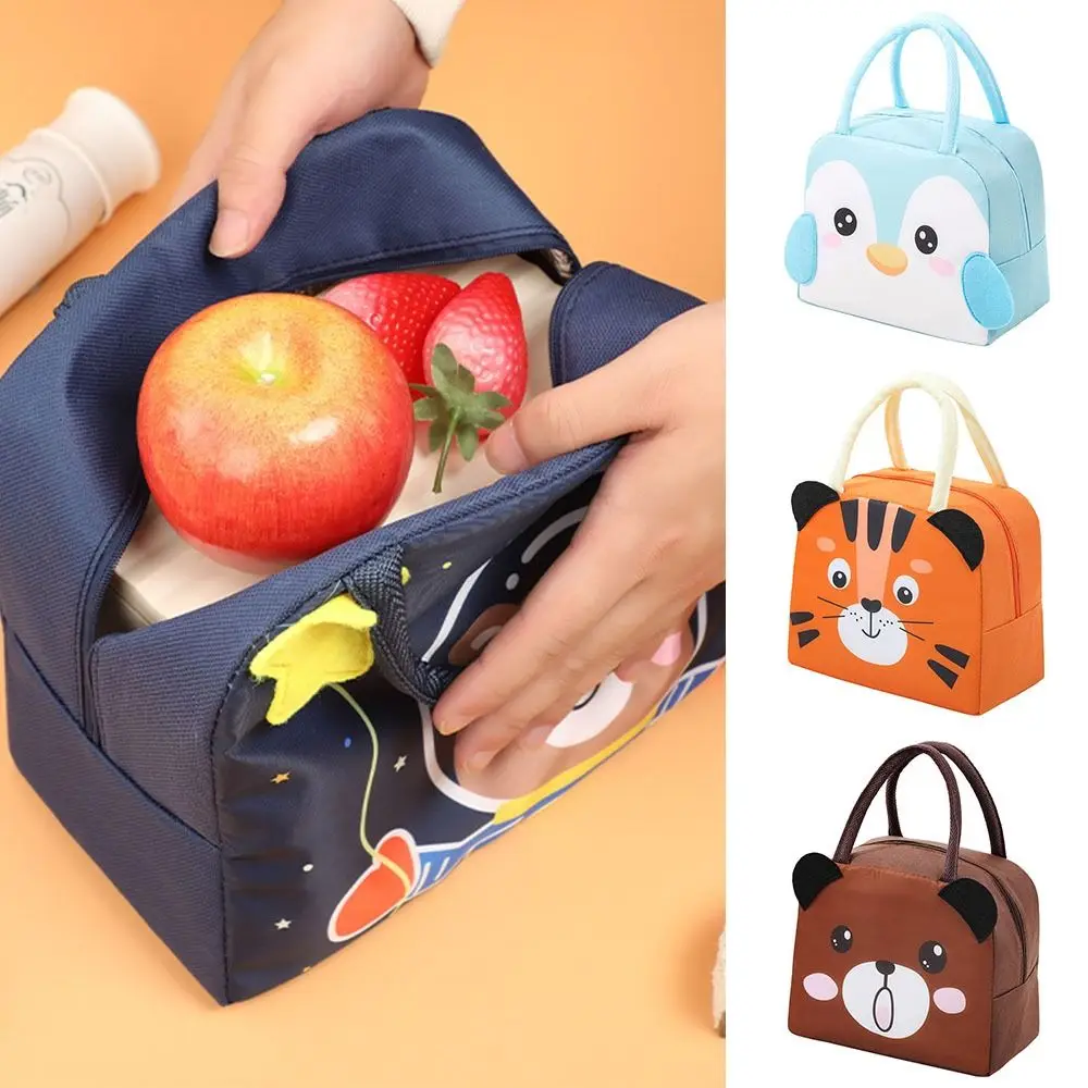 

Portable Cartoon 3D Lunch Bag Oxford Cloth Thermal Bag Insulated Lunch Box Bags Lunch Box Accessories Lunch Box Food Bags