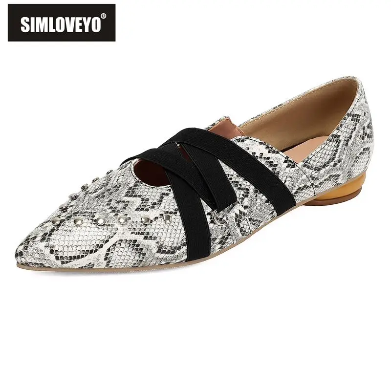 

Женские туфли-балетки SIMLOVEYO желтые, с острым носком, на резинке, большие размеры 40, 41, 42, 43, мягкие, нескользящие, повседневные, ручной работы, женская обувь