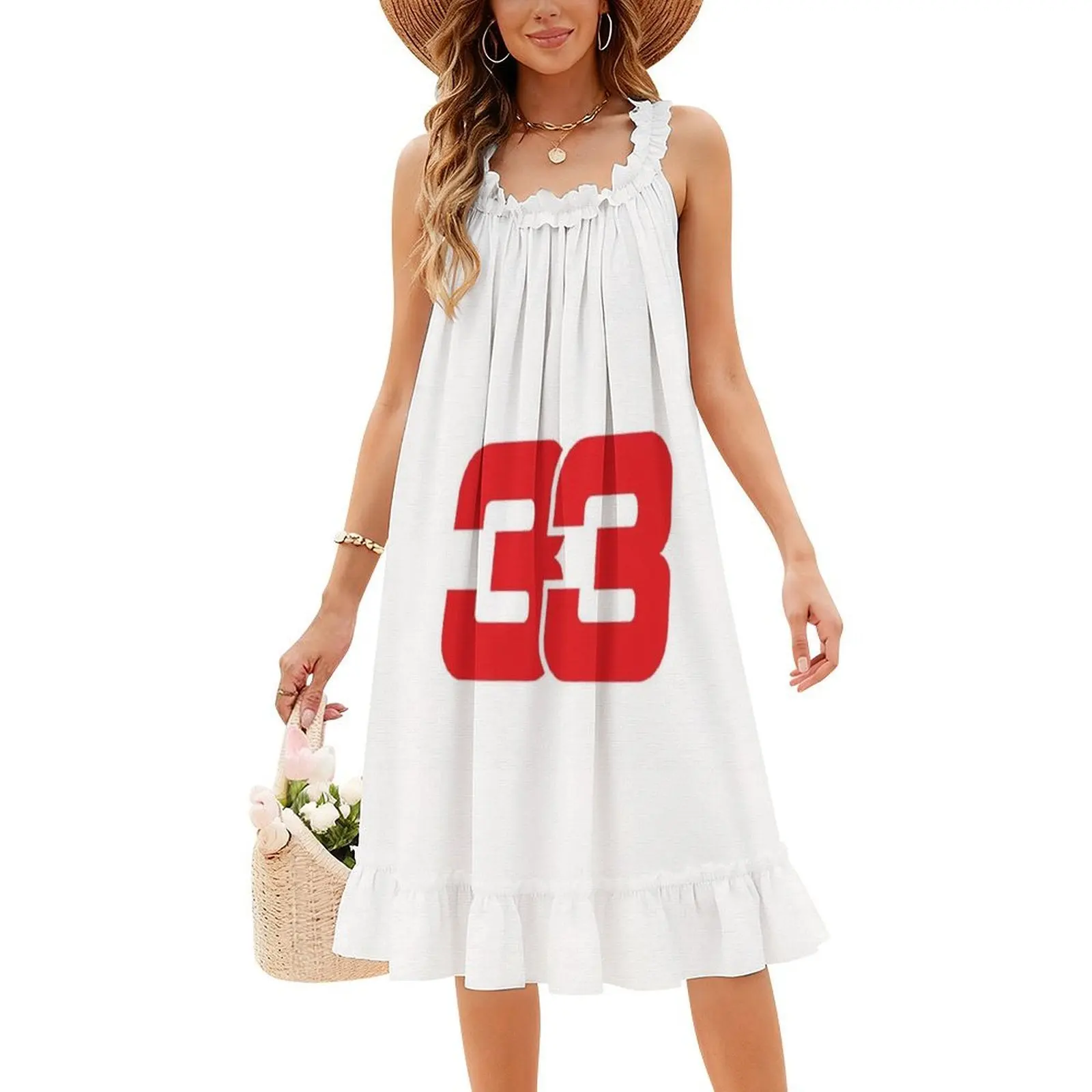 33 33 فستان قصير على طراز Preppy للنساء على شكل حرف a فستان يوم غير رسمي فضفاض مناسب 33 33 Max 33 33 Max ملابس نسائية #5