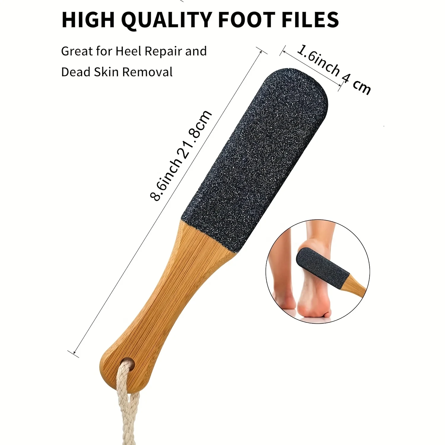

2pcs Callus Remover Foot Scrubber Colossal Foot File Foot Care and Foot Exfoliator Foot Rasp Pedicure Tools Pumice Stone