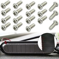 18 Pcs Electric Scooter Bottom Cover Steel Screws Fit For NINEBOT Max G30 10x4mm Electric Scooter Repaired Accessories