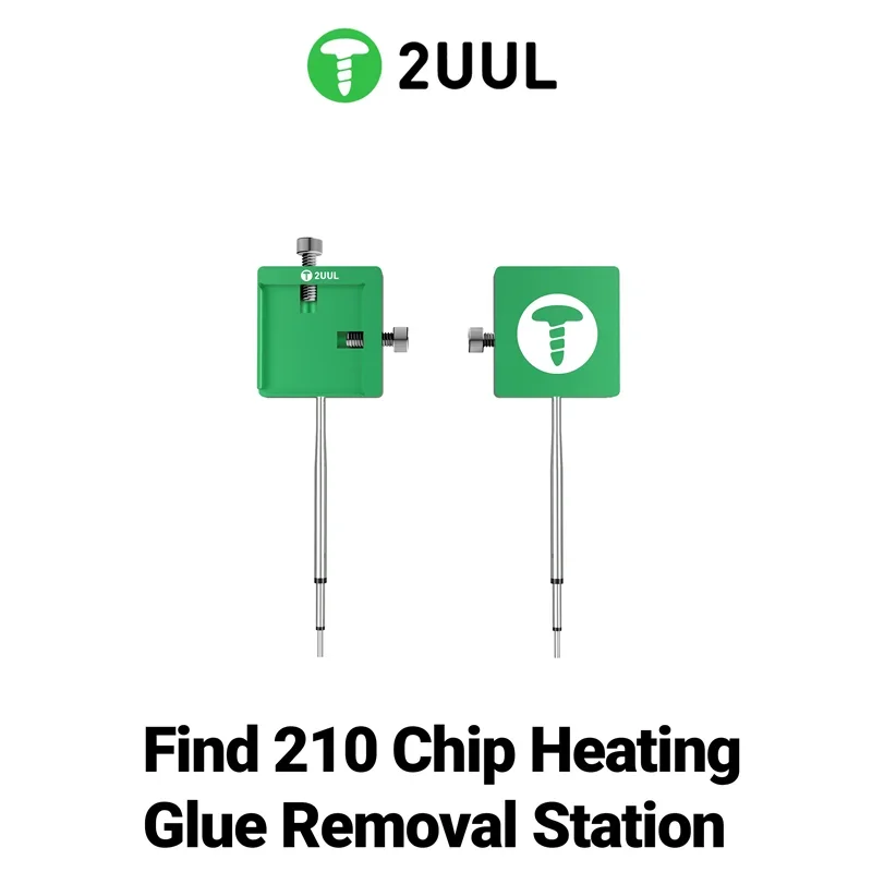 2UUL FD40 Find 210 MINI Chip Heating Glue Removal Station for Mobile Phone IC Chip Adhesive Removing Repair Tool