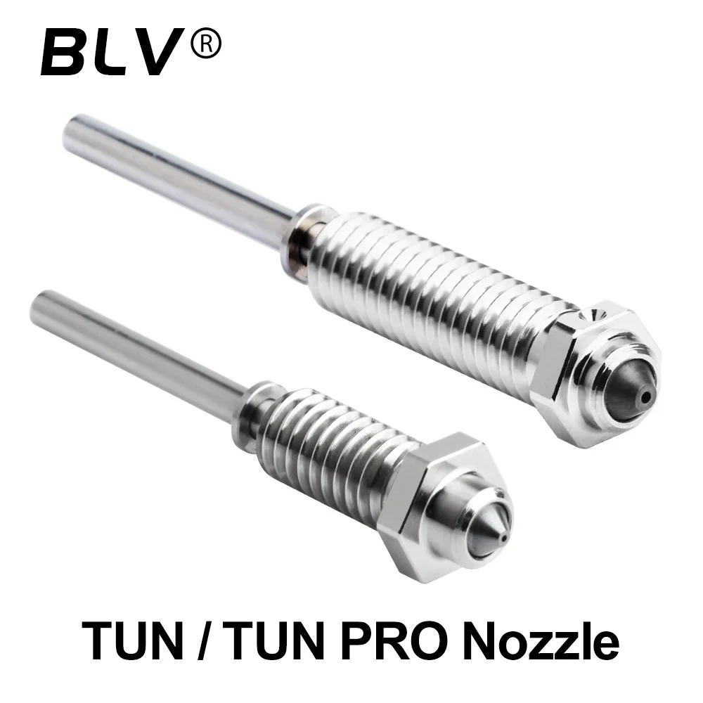 BLV® TUN Nozzle All-in-one Hardening steel DLC Coatings Compatible Matrix Extruder CHC KIT TR6 TD6 hotend 3D Printer