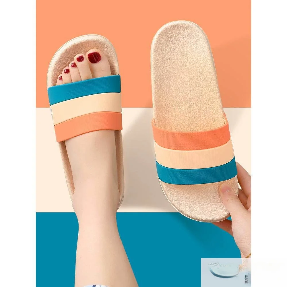 Zapatillas antideslizantes de caucho natural para hombres y mujeres, zapatillas especiales para baño para personas mayores y embarazadas, resistentes al olor, para el hogar