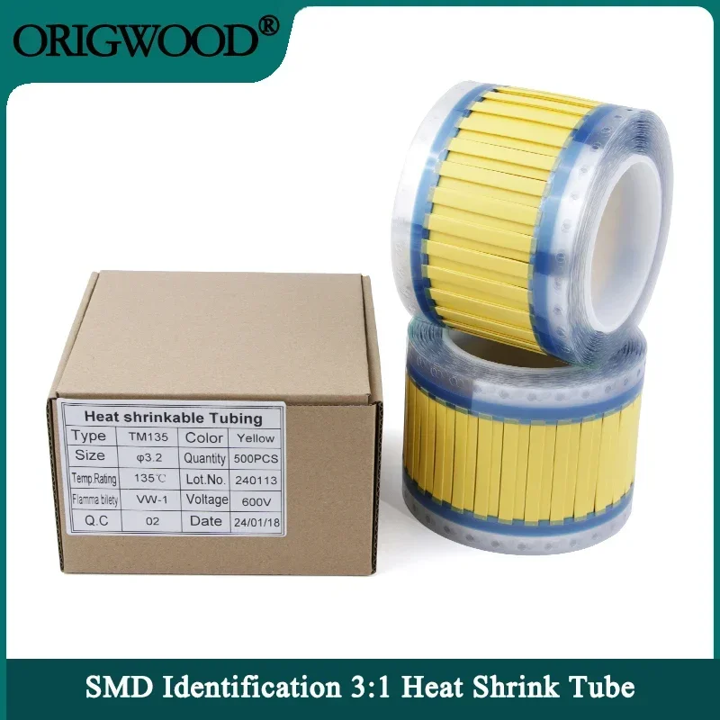 

SMD Identification Heat Shrinkable Tubing TMS135 Degree Temperature Resistant AMS Military Standard Polyolefins Heat Shrink Tube