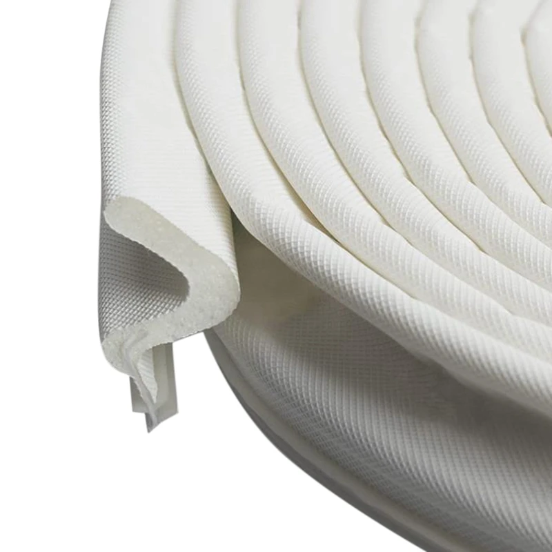 

HOT-Weather Stripping Seal Strip For Doors/Windows "Q" Foam 26 Feet Long, Card Slot Installation Seals Large Space, Easy Cut