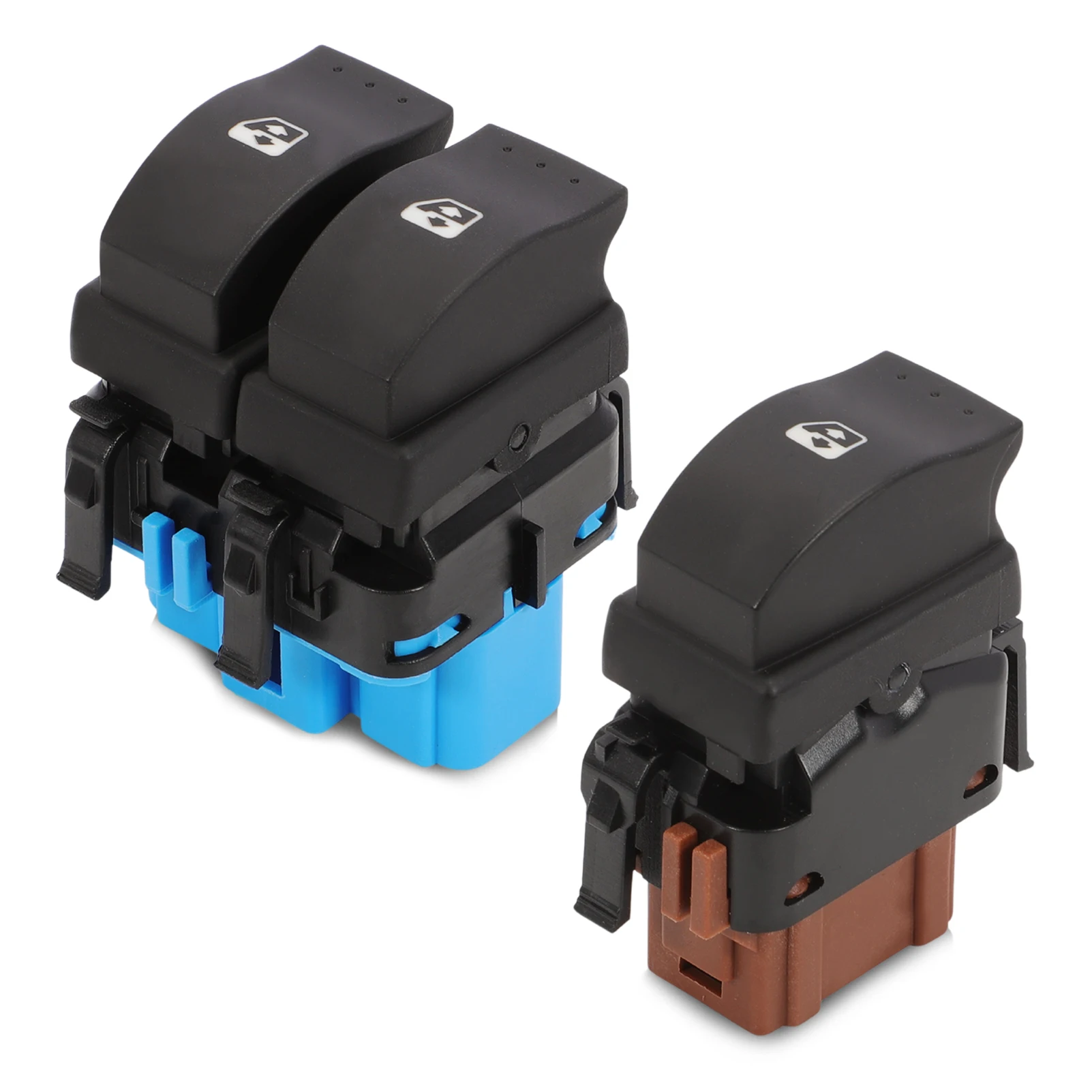 

2 Pcs Front Right Window Regulator Switch 2540000QAB for Trafic II、Master II、Vivaro、Primastar 8200057321 8200107772